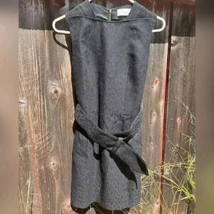 Golden Goose Black A Line Dress With Belt